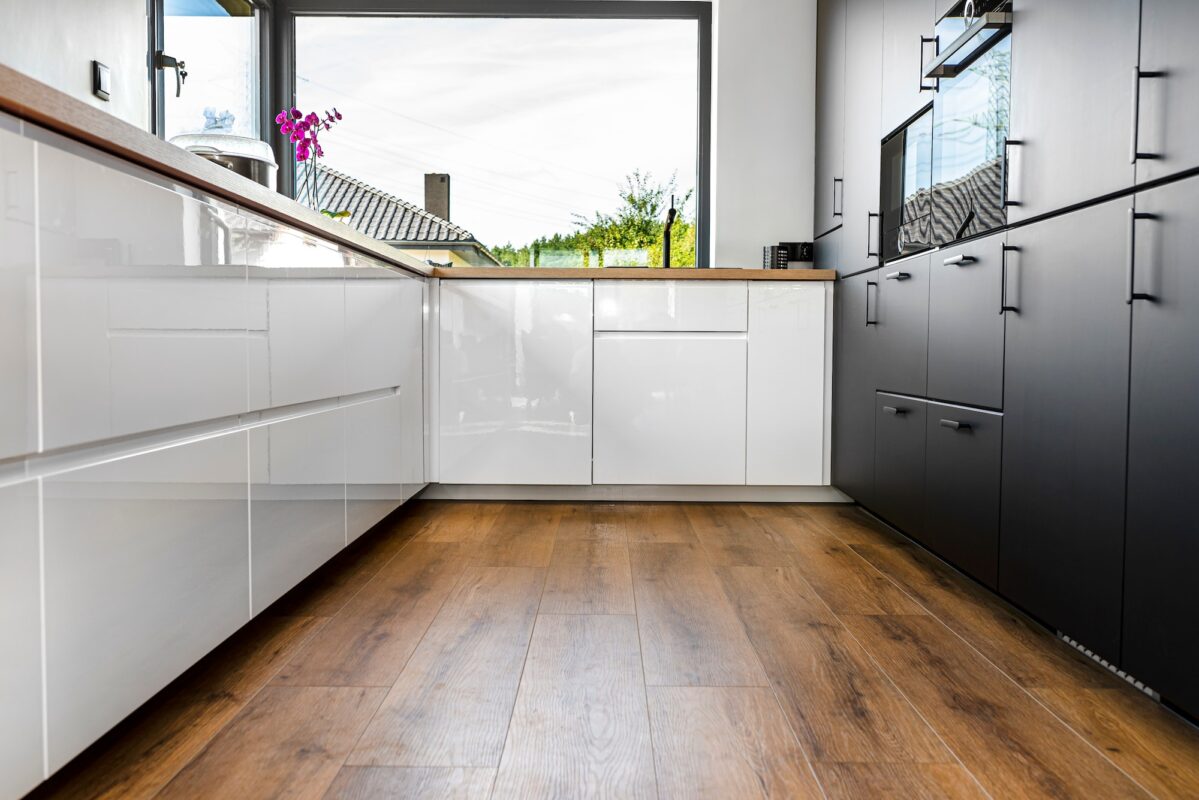 vinyl panels on the floor