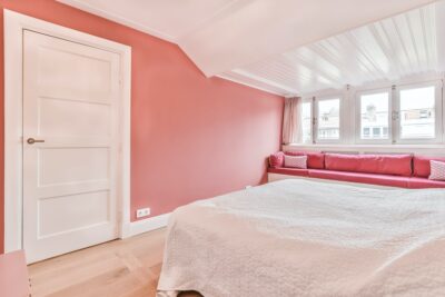 Bright bedroom design