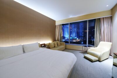 Luxurious hotel room