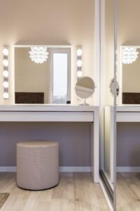 Cozy dressing table