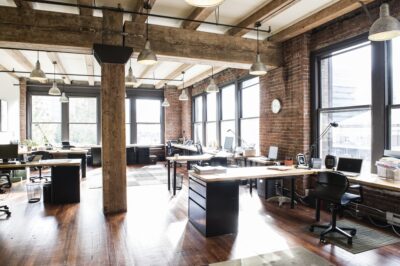 Creative office interior.