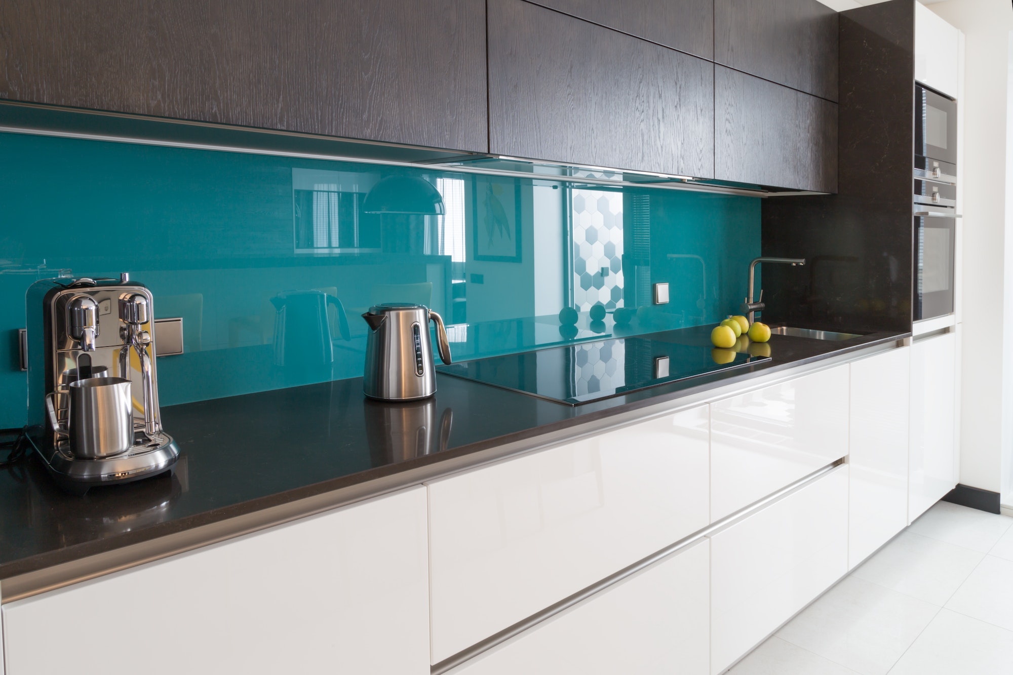 Facades of new kitchen furniture