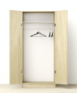 empty wardrobe