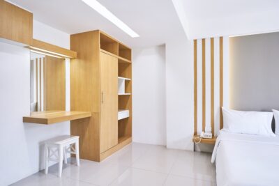 Interior decoration with dressing table