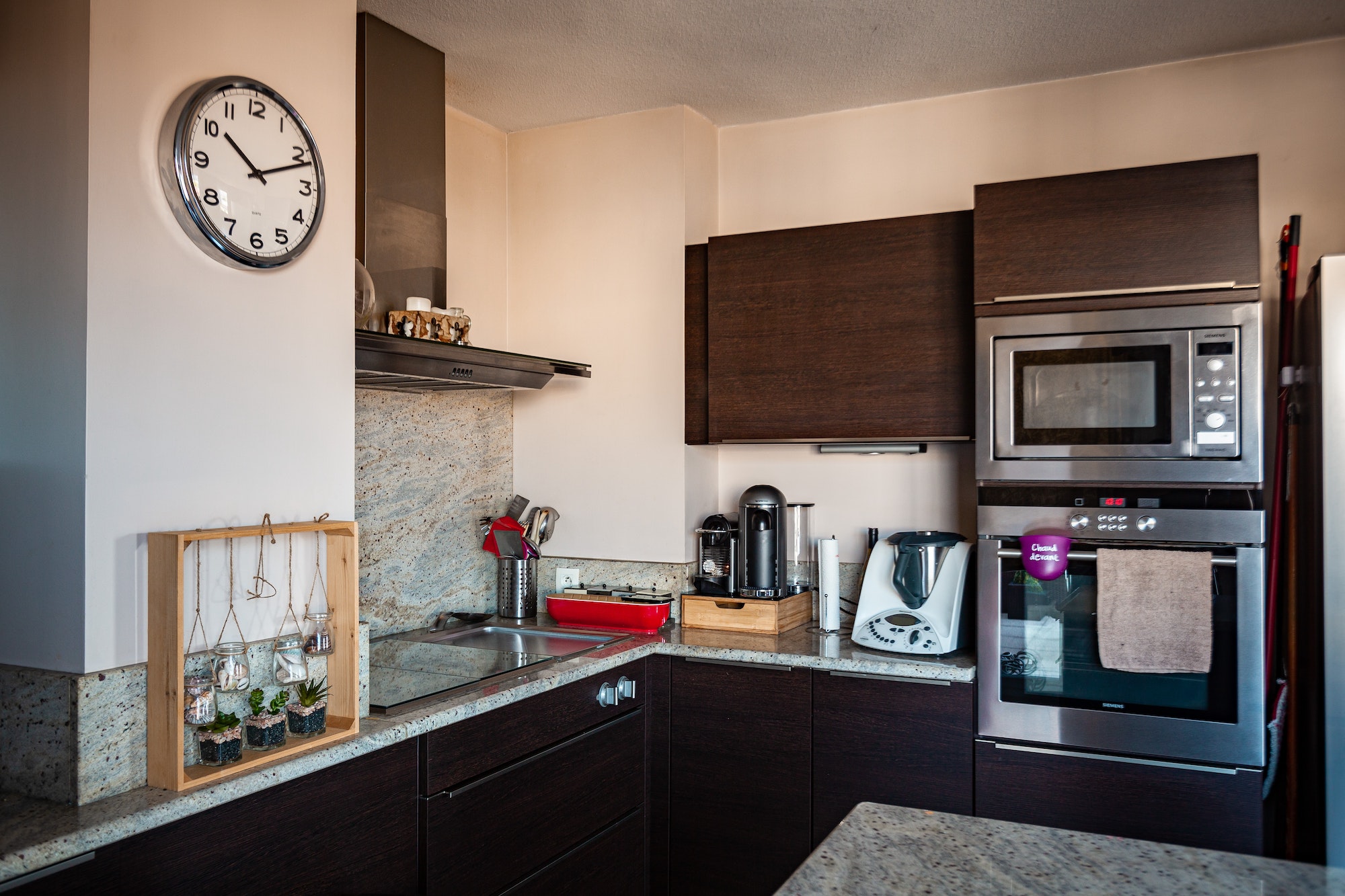 Interior design of a kitchen