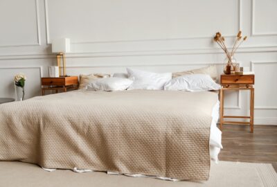 Luxury contemporary bedroom interior 