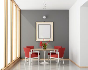 Minimalist dining room