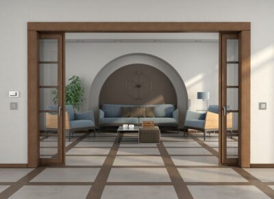 Desain Ruangan dengan Sliding Door 